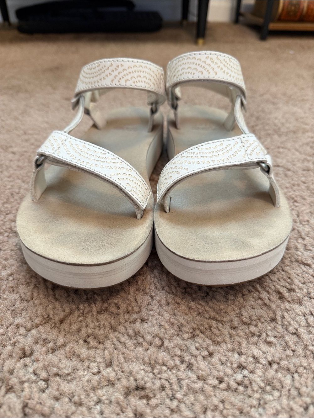 Teva midform cream leather sandals - 7 - Picture 3 of 7